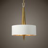 Obeliska 3 Light Gold Chandelier thumbnail 1