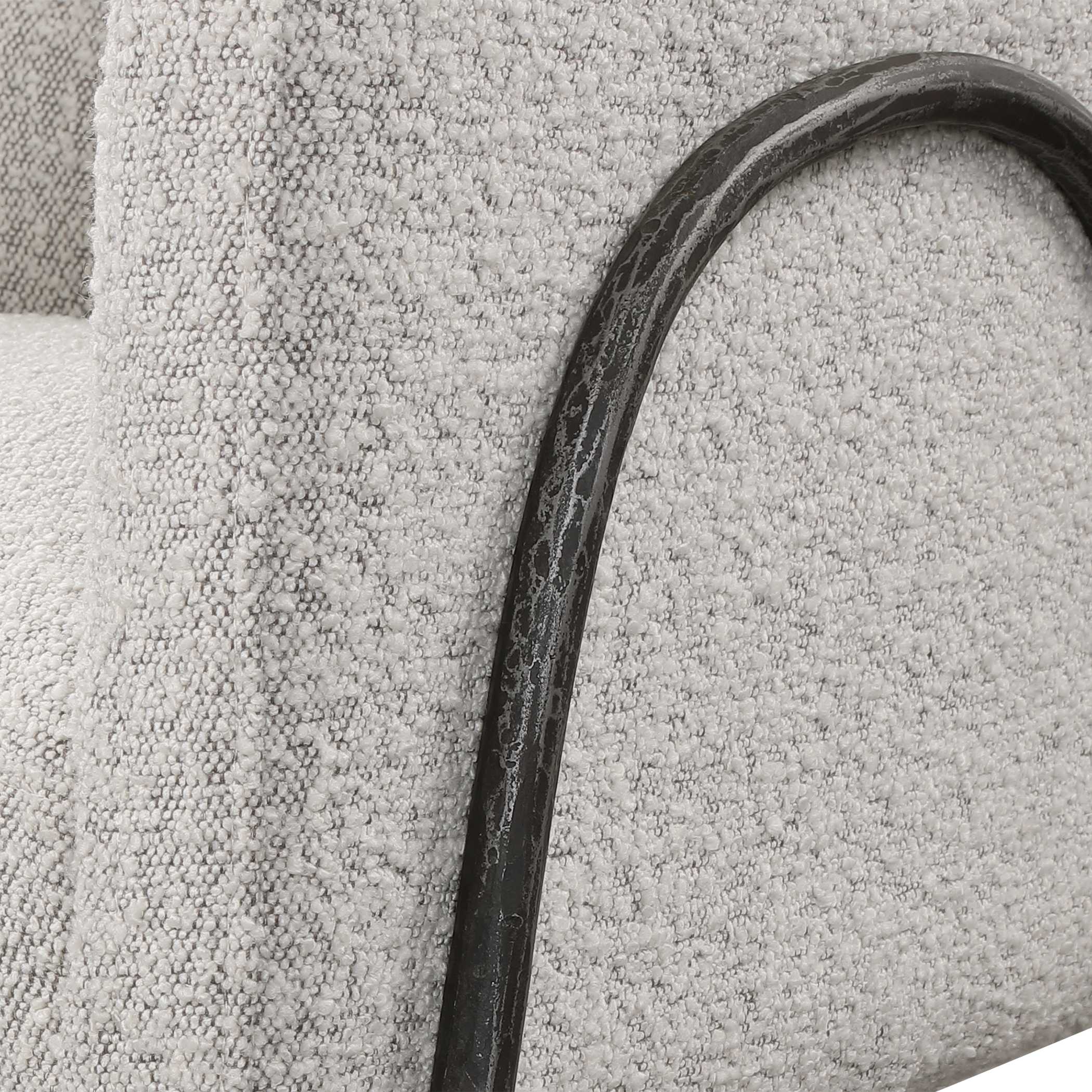 Jacobsen Accent Chair, Furniture by Uttermost, 27" width x 29" height x 27" depth View 9