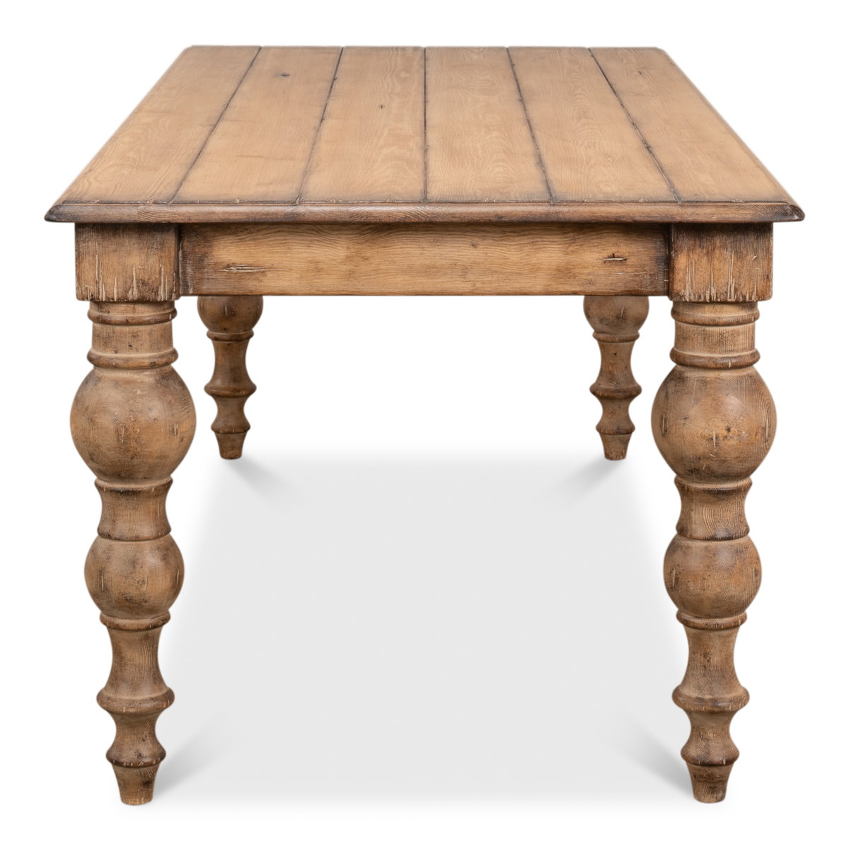 Bixby Dining Table, by Sarreid, 3'1" length x 7' width x 2'7" height View 11