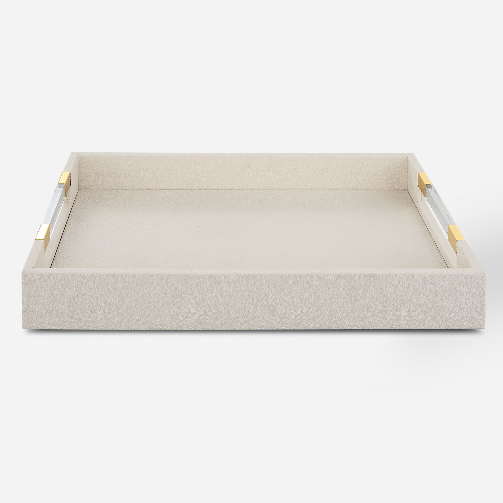 Wessex White Shagreen Tray large image 