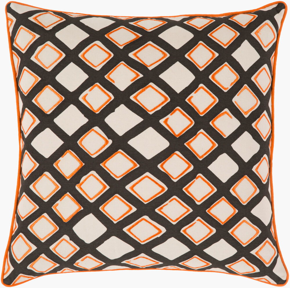 Omo Accent Pillow Down, Decorative Pillow by Surya, 18" length x 18" width