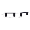 Povera Dining Bench Black, Benche by Moe's Home, 59" width x 18" height x 16" depth thumbnail 5