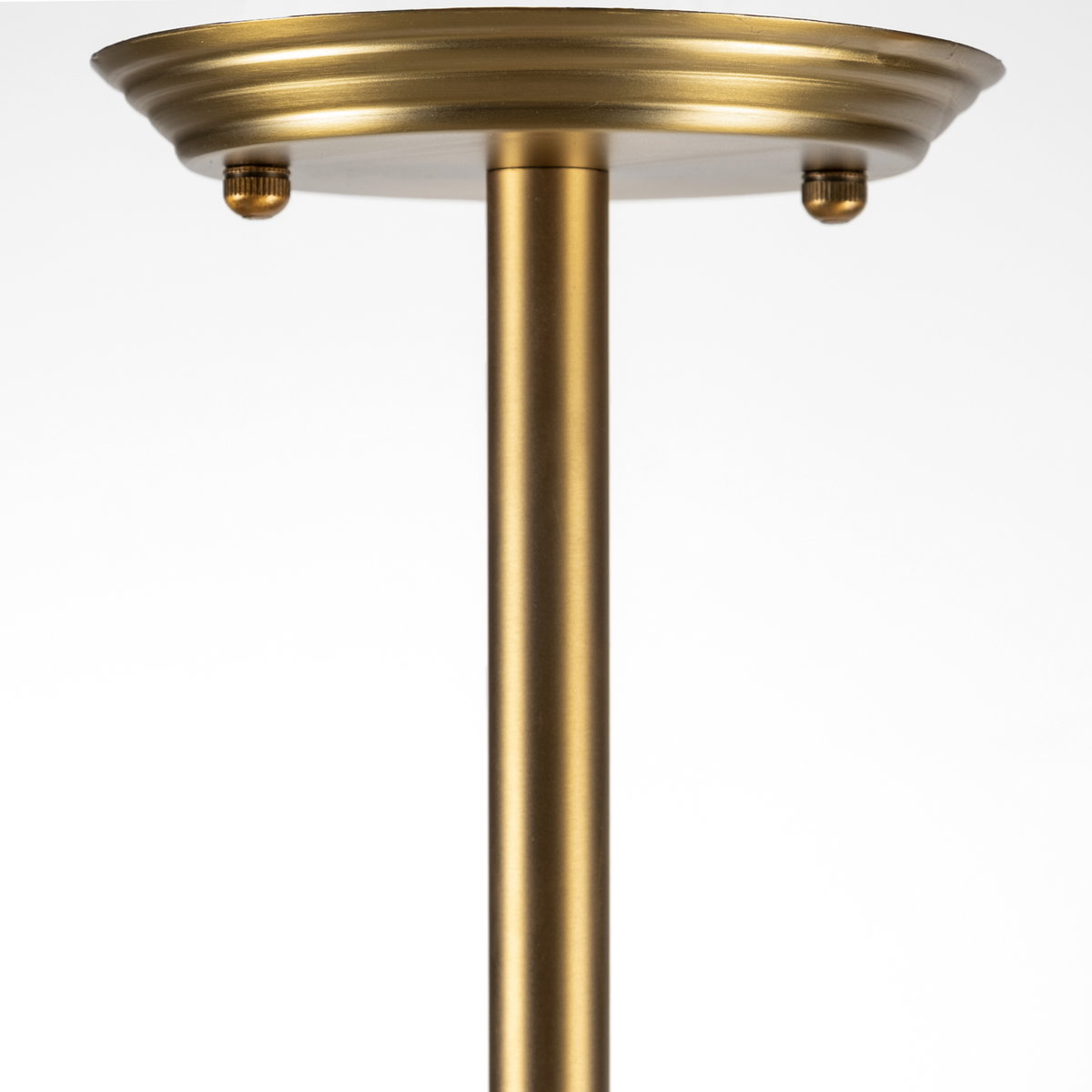 Rudyard Glass Globe and Gold Metal Chandelier, by Mercana, 50.5" length x 50.5" width x 16" height View 4
