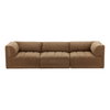 Magda Sofa Brown, Sofas & Sectional by Dovetail, 113.5" width x 29.2" height x 40.5" depth thumbnail 2