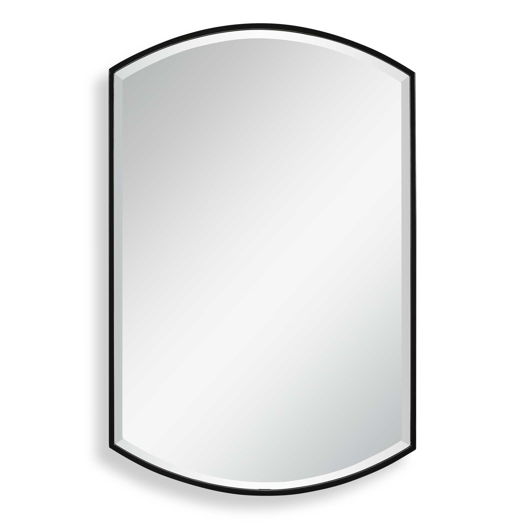 Shield Shaped Iron Mirror large image 
