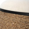 Island Straw Storage Ottoman / Coffee Table, by Uttermost, 36" width x 18.12" height x 36" depth thumbnail 5