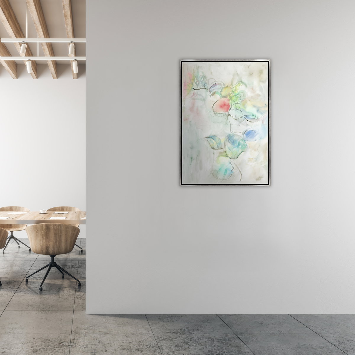 25.5 x 35.5 Symmetry in Earthtones, by Leftbank Art, 25.5" width x 35.5" height View 2