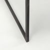 Ronin 22'H Square 2-Tier Wood with Black Metal Accent Table thumbnail 8