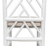 Brighton Bamboo Side Chair  White, by Sarreid, 1'10" length x 1'5" width x 3'3" height thumbnail 3