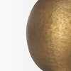 Sadiyah Antiqued Gold Brushed Metal with Cream Shade Table Lamp, by Mercana, 19.5" length x 19.5" width x 24" height thumbnail 11