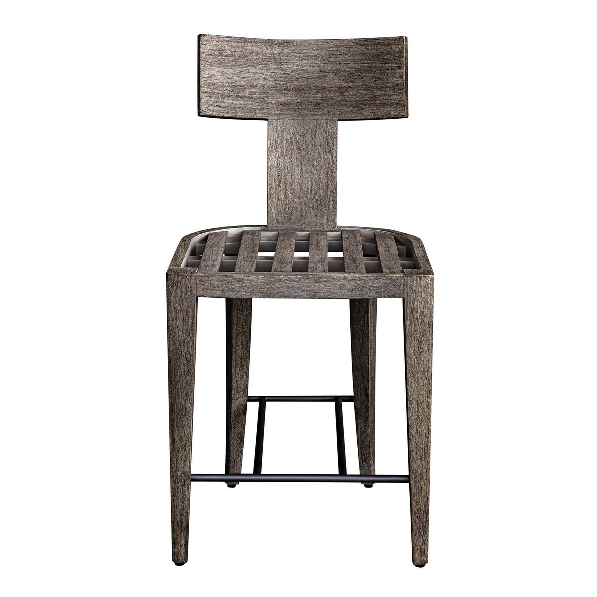Cellini Outdoor Counter Stool, Outdoor Stool by Uttermost, 1'8" width x 3'3.5" height x 1'11.25" depth View 7