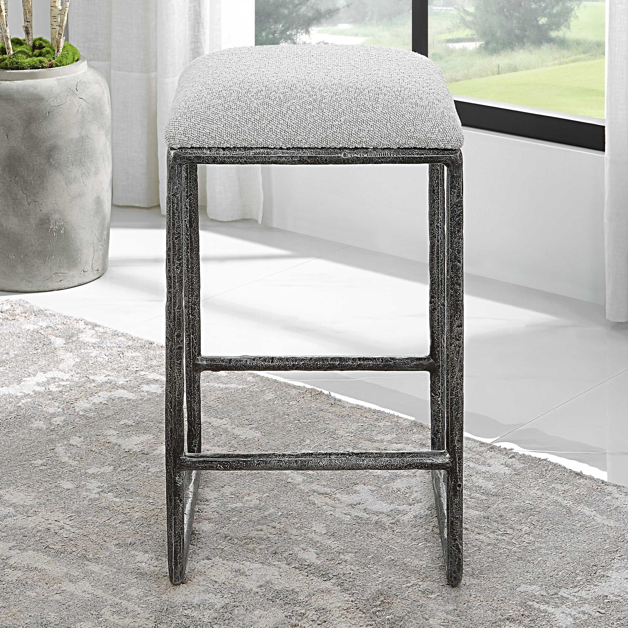 Brisbane Counter Stool, Furniture by Uttermost, 15" width x 26" height x 15" depth View 4