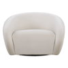 DeSoto Cream Swivel Chair, Accent Chair by Uttermost, 39" width x 28" height x 38" depth thumbnail 1