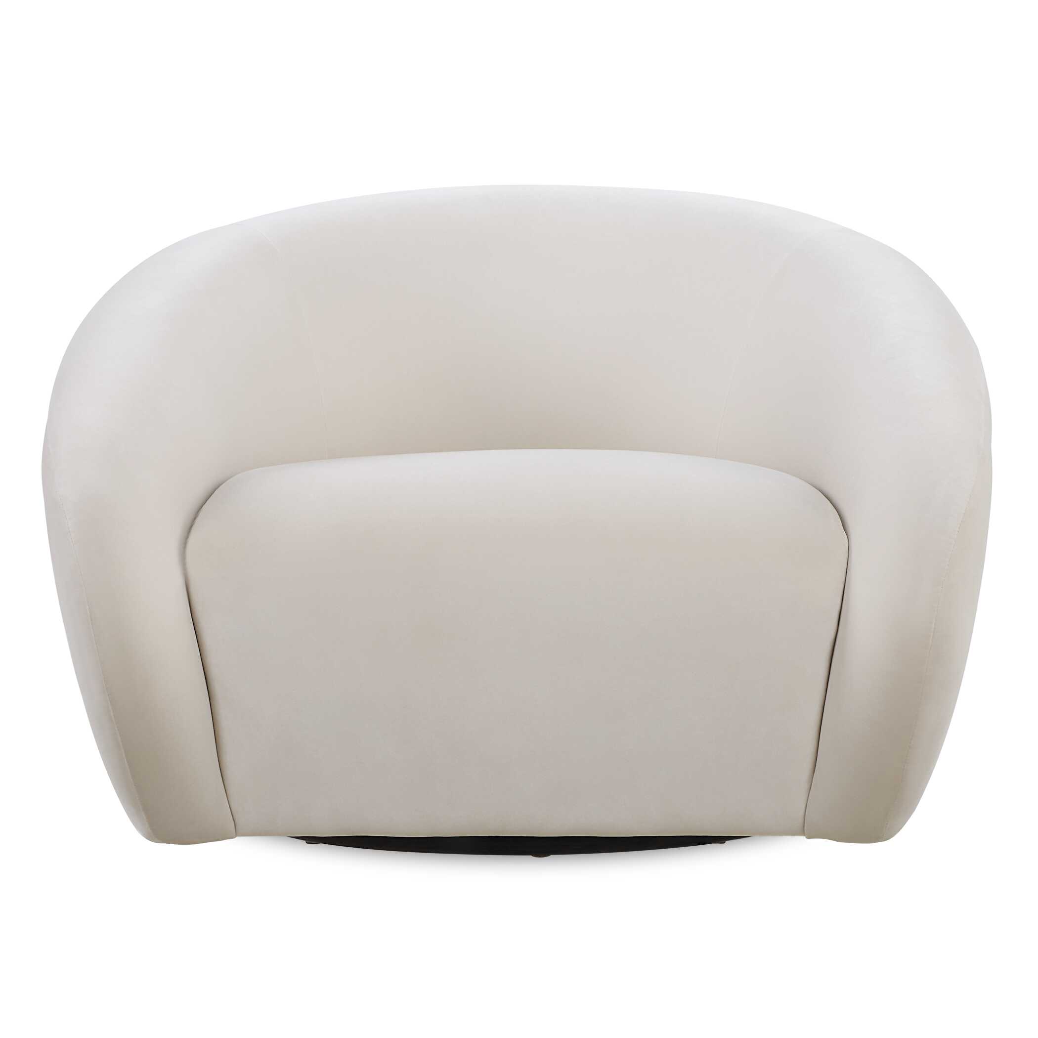 DeSoto Cream Swivel Chair, Furniture by Uttermost, 39" width x 28" height x 38" depth View 1