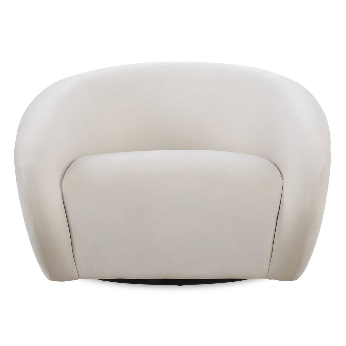 DeSoto Cream Swivel Chair, Furniture by Uttermost, 39" width x 28" height x 38" depth View 1
