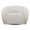 DeSoto Cream Swivel Chair, Furniture by Uttermost, 39" width x 28" height x 38" depth thumbnail 1