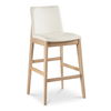 Deco Oak Barstool Pvc White thumbnail 1