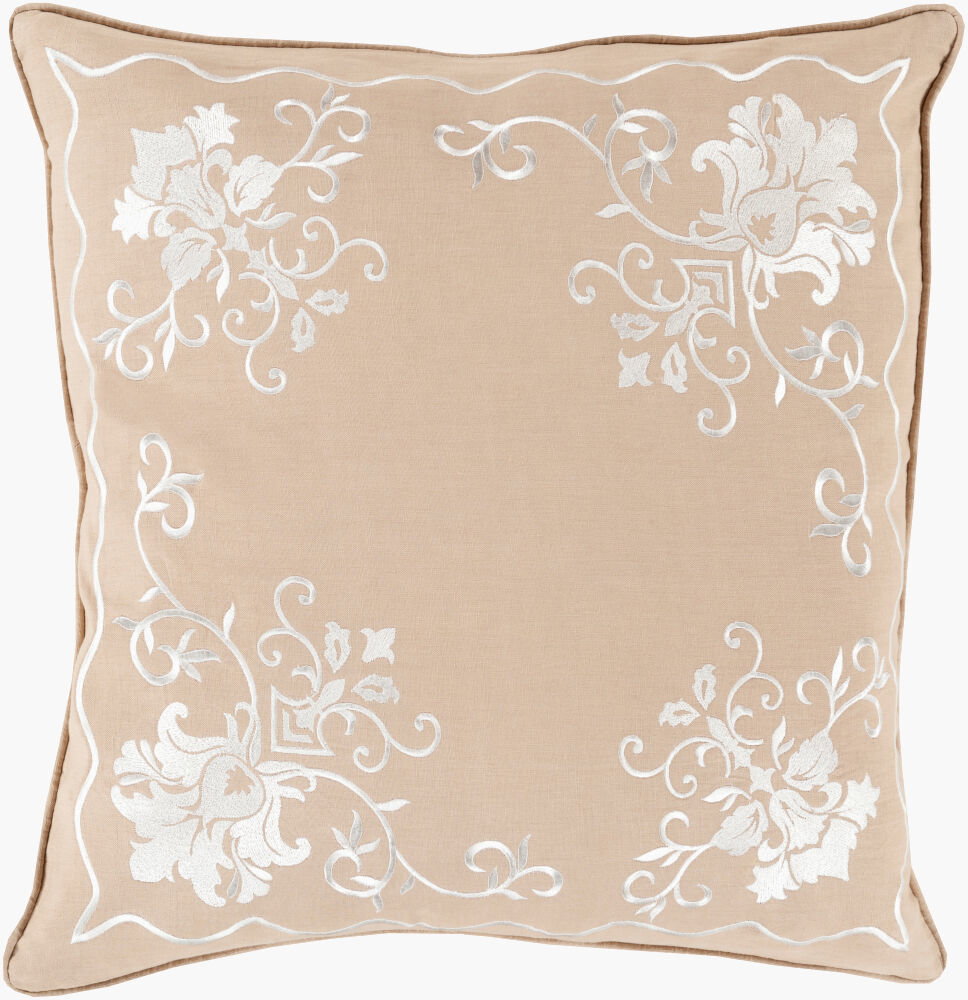 Eloise Accent Pillow, Decorative Pillow by Surya, 18" length x 18" width