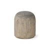 Knox Short Gray-Wash Wood Decorative Object, by Mercana, 6" length x 6" width x 7" height thumbnail 1