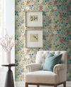 Strawberry Fields Green & Pink Wallpaper thumbnail 1