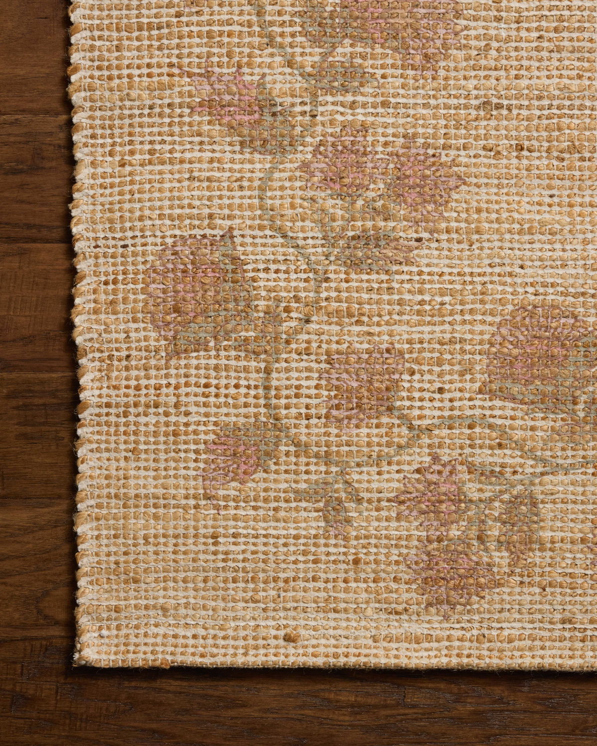 Chris Loves Julia x Loloi Rue Rug, 1'6" length x 1'6" width View 5