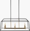 Possini Chandelier, by Surya, 33" length x 12" width x 15" height thumbnail