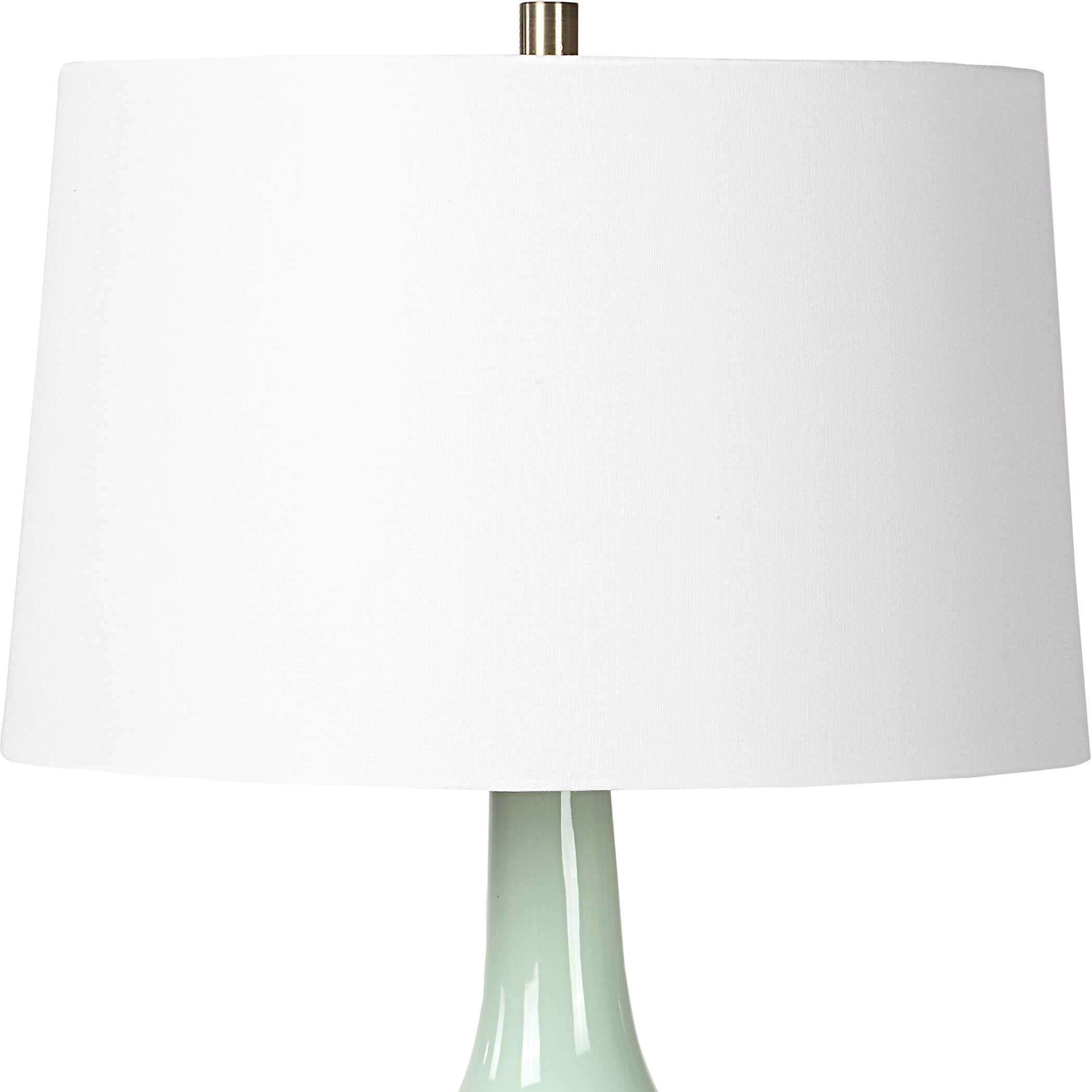 Kyla Mint Green Table Lamp, by Uttermost, 18" width x 30" height x 18" depth View 6