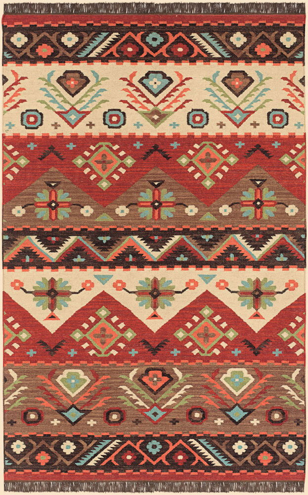 Jewel Tone Handmade Rug large image 