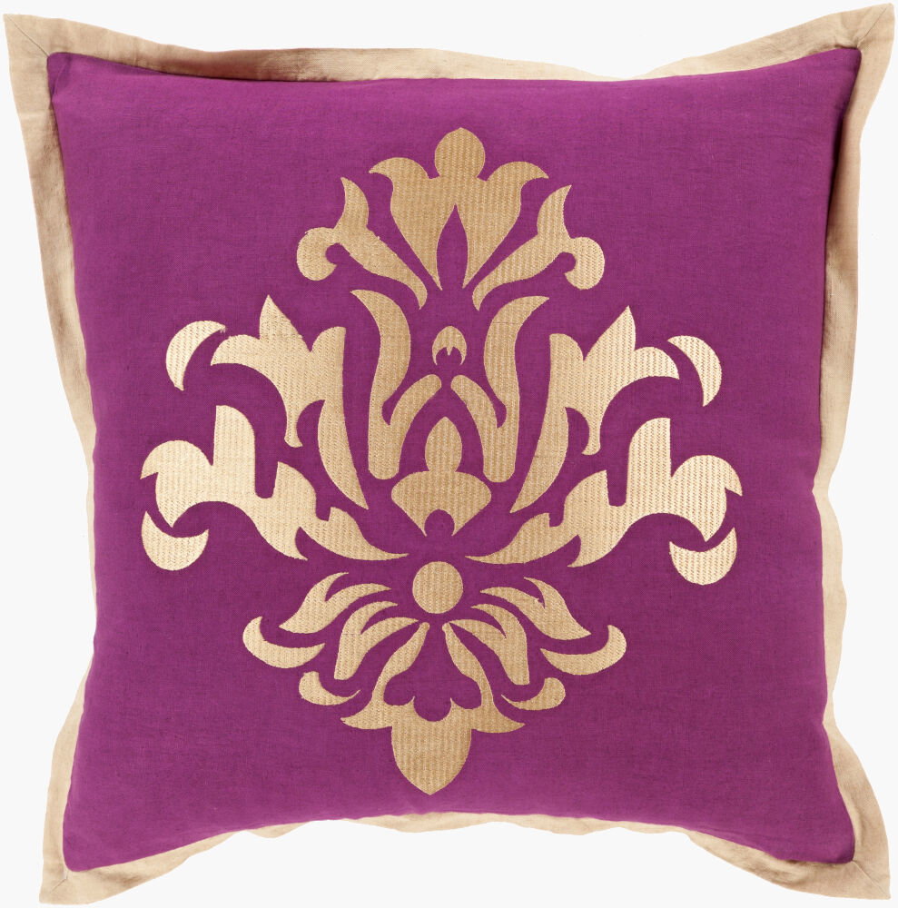 Cosette Accent Pillow, Decorative Pillow by Surya, 18" length x 18" width