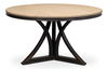 Flying Buttress Dining Table,Ant. Black, by Sarreid, 54" length x 54" width x 30" height thumbnail 9
