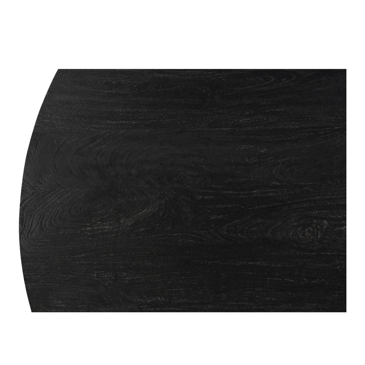 Cember Dining Table Black, by Moe's Home, 60" width x 30" height x 60" depth View 4