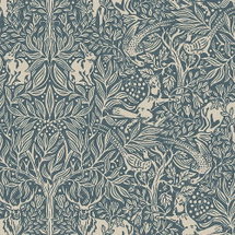 Online Designer Bedroom Schumacher Under The Elder Tree Midnight Damask Wallpaper