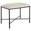 Avenham Small Black Framed Bench, Benche by Uttermost, 24" width x 20" height x 16" depth thumbnail 4