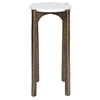 Vivi Marble Drink Table, Furniture by Uttermost, 12" width x 22" height x 12" depth thumbnail 5