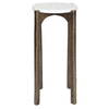 Vivi Marble Drink Table, Side & End Table by Uttermost, 12" width x 22" height x 12" depth thumbnail 5
