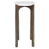Vivi Marble Drink Table, Side & End Table by Uttermost, 12" width x 22" height x 12" depth thumbnail 5