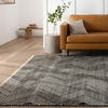 Galexia Handmade Tribal Black/ Cream Area Rug (8'X10') thumbnail 7