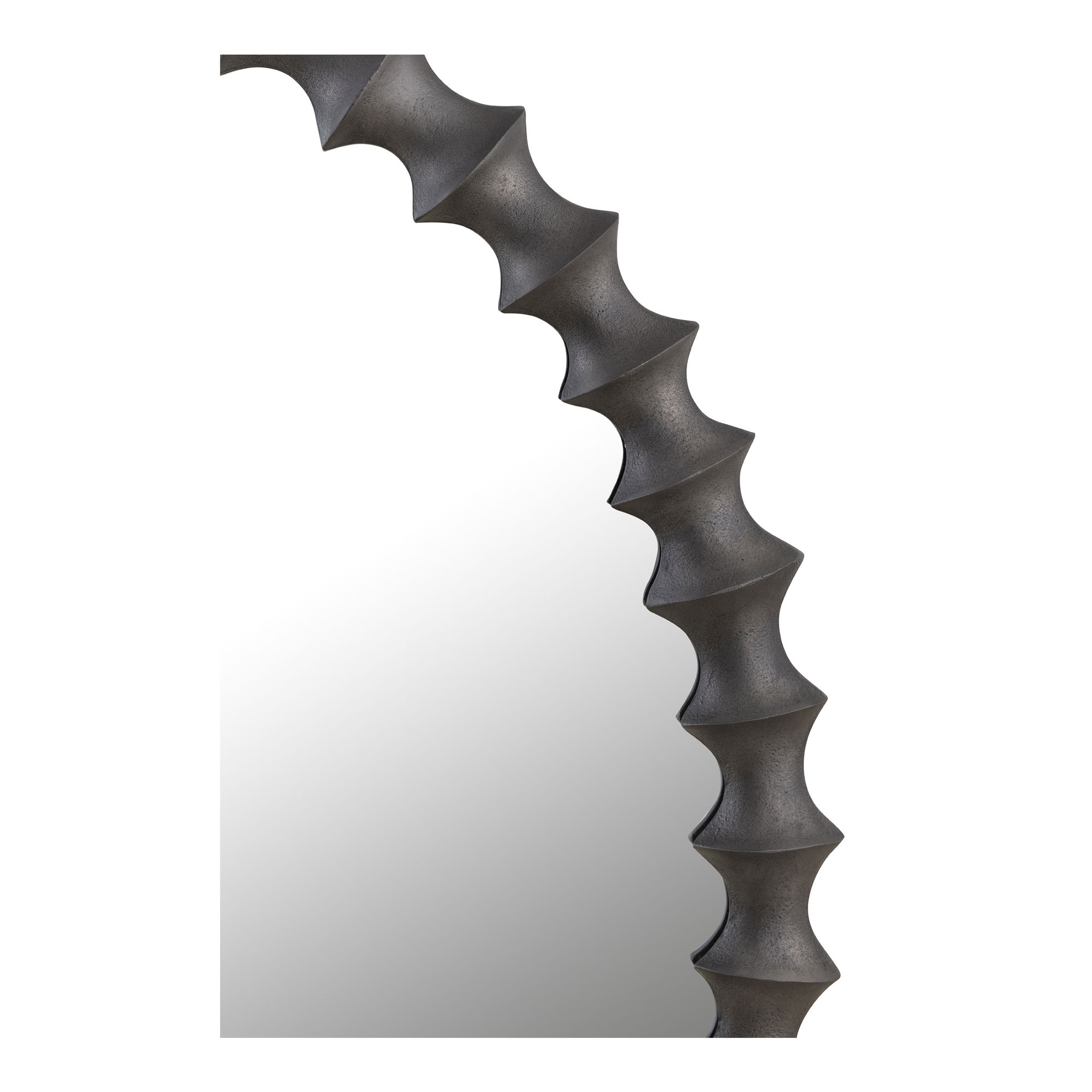 Whitby Mirror Black, by Moe's Home, 36" width x 36" height x 1" depth View 5