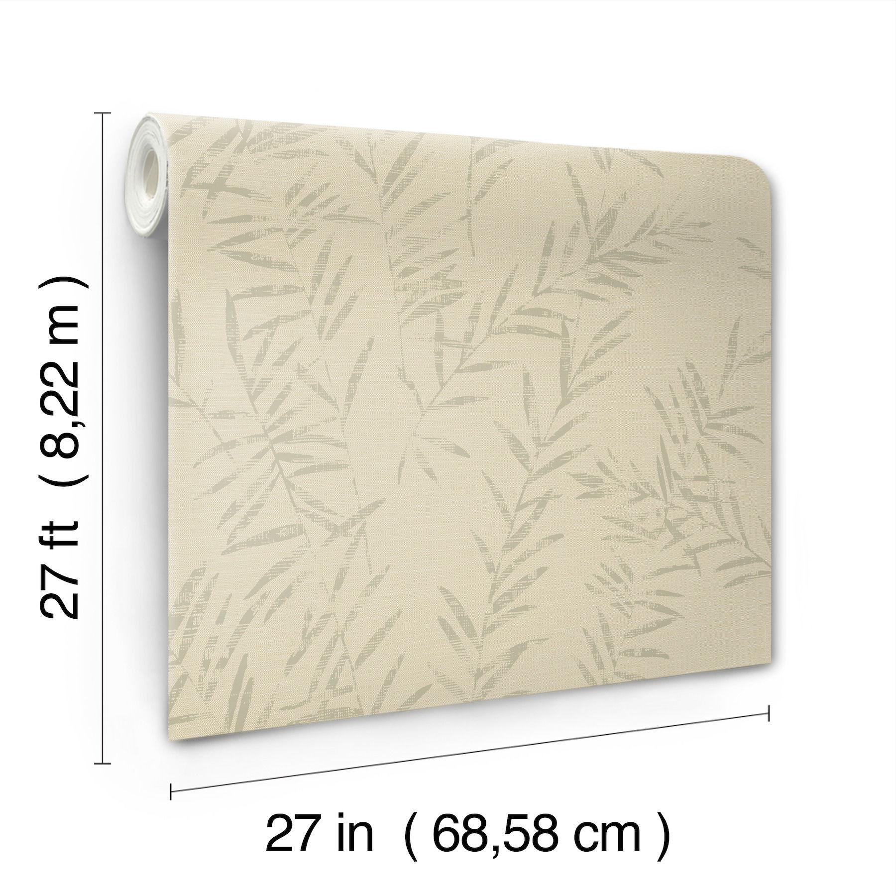 Allerton Bamboo Linen Wallpaper large image 