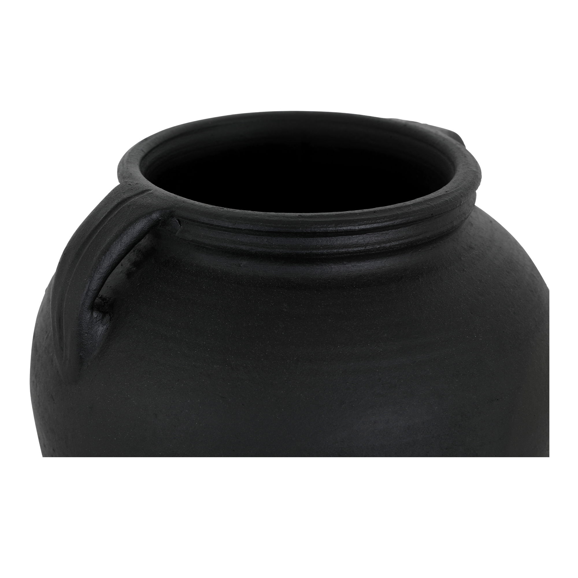 Jovi Vase Black Terracotta large image 