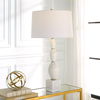 Regalia White Marble Table Lamp thumbnail 1