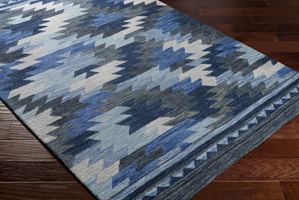 Dena Handmade Rug, by Surya, 1'6" length x 1'6" width