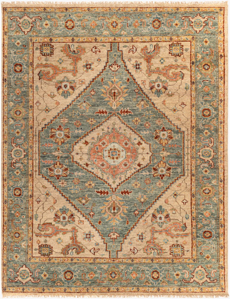 Biscayne Handmade Rug, by Surya, 3' length x 2' width