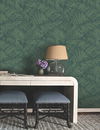 Palm Cove Toile Emerald Forest Wallpaper thumbnail 2