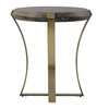 Unite Brass Leg Wood Side Table, Side & End Table by Uttermost, 22.5" width x 24" height x 22.5" depth thumbnail 4