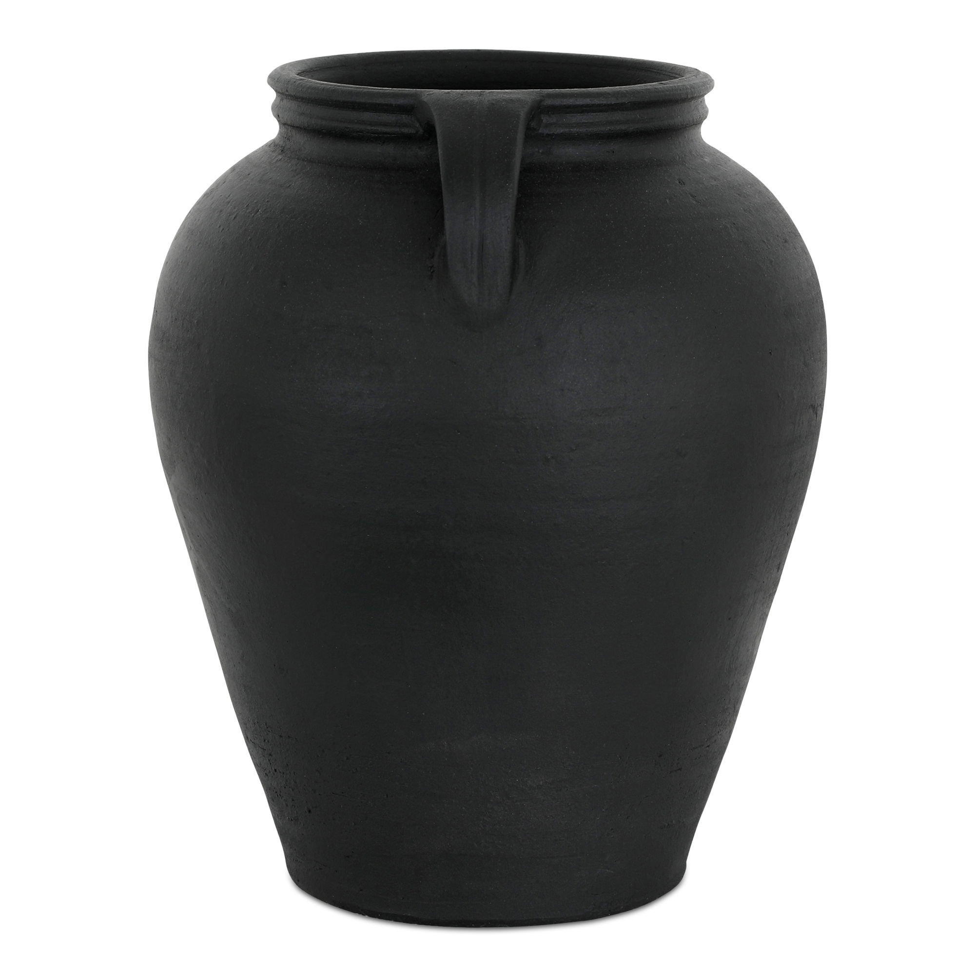 Jovi Vase Black Terracotta large image 