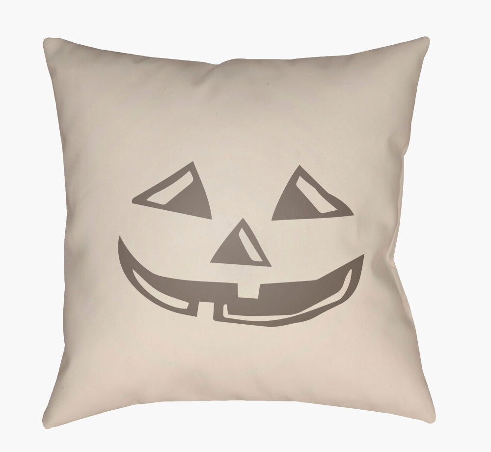 Boo Accent Pillow, Decorative Pillow by Surya, 18" length x 18" width