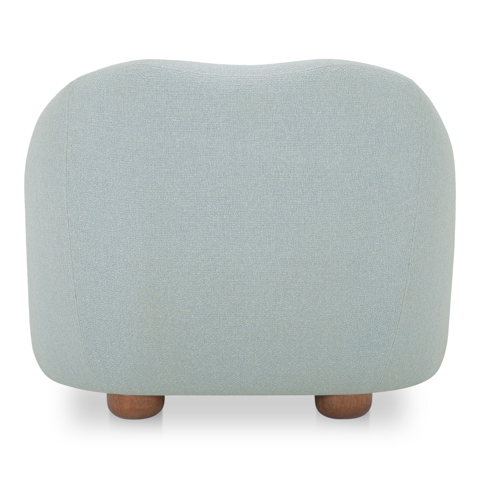 Bria Accent Chair Light Blue, by Moe's Home, 34.6" width x 29.6" height x 33.5" depth View 4