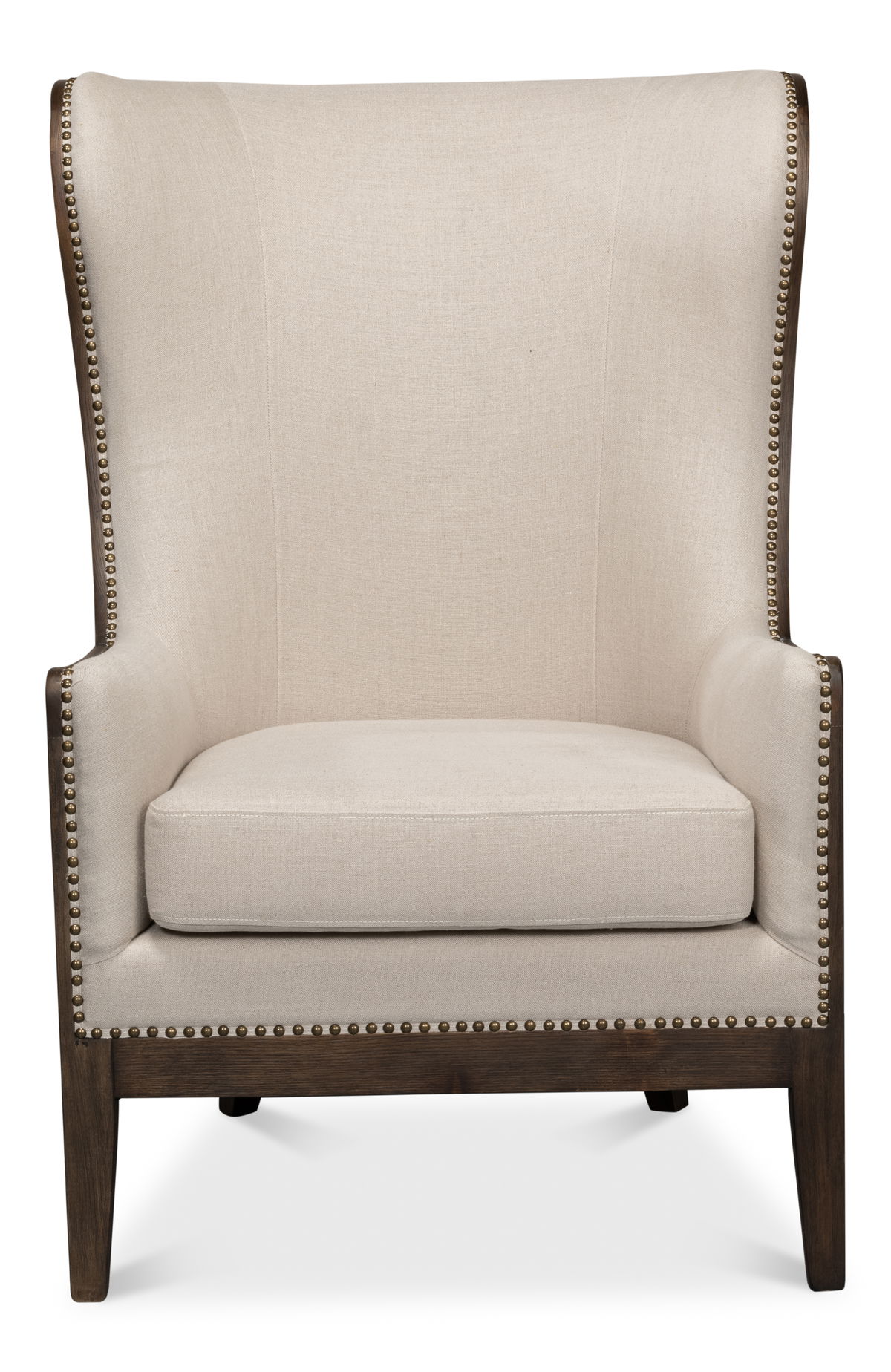 Nolan Chair, by Sarreid, 2'9" length x 2'7" width x 3'9" height View 2