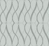 Graceful Geo Spa & Silver Wallpaper thumbnail 0